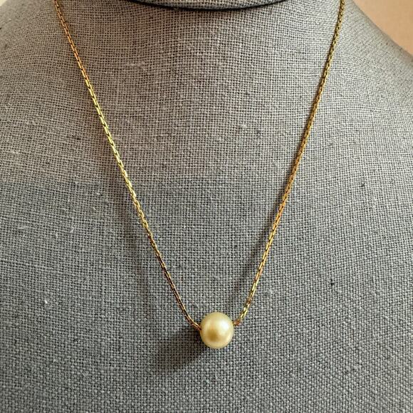 Napier Jewelry - Napier Vintage Faux Pearl Goldtone Necklace